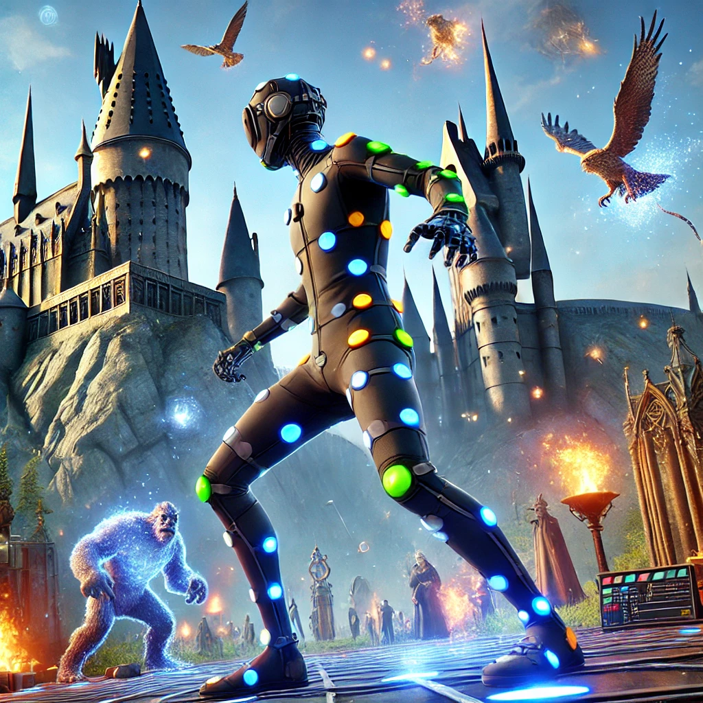 video game Hogwarts Legacy and MoCap